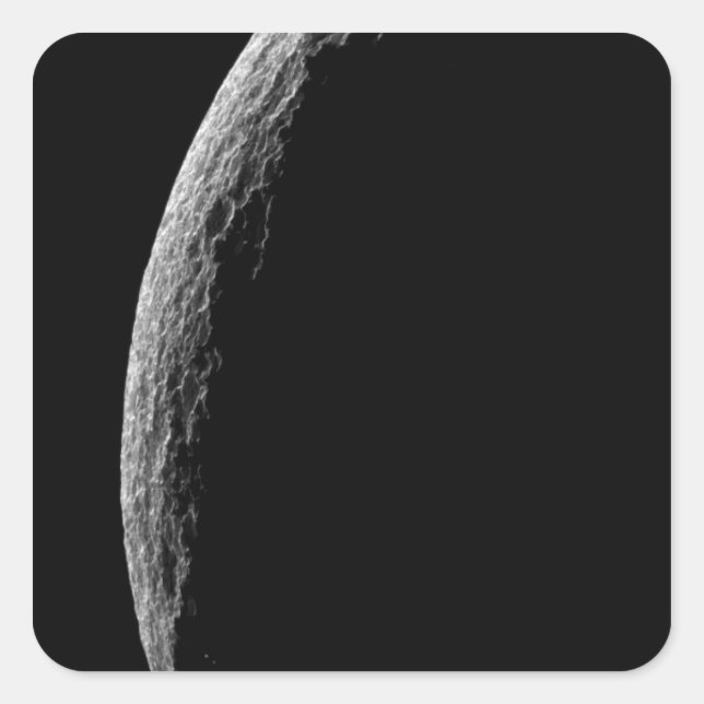 Saturn's moon Tethys Square Sticker (Front)
