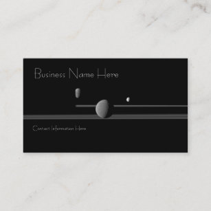 Saturn's Moons Business Cards