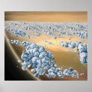 Saturn's Recycling Rings Poster