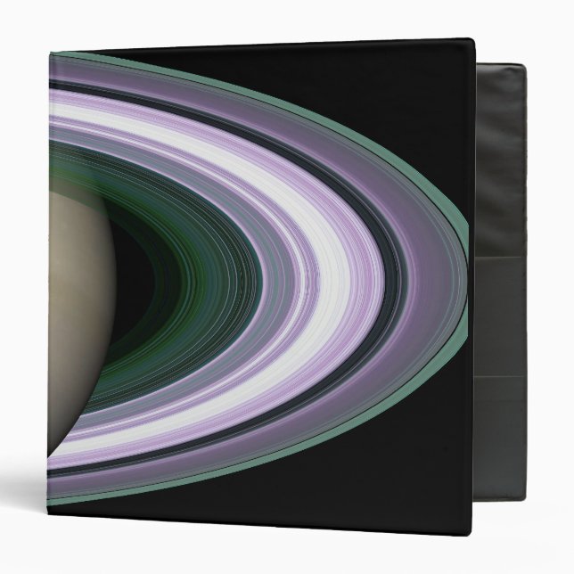 Saturn's Rings 3 Ring Binder (Front/Inside)