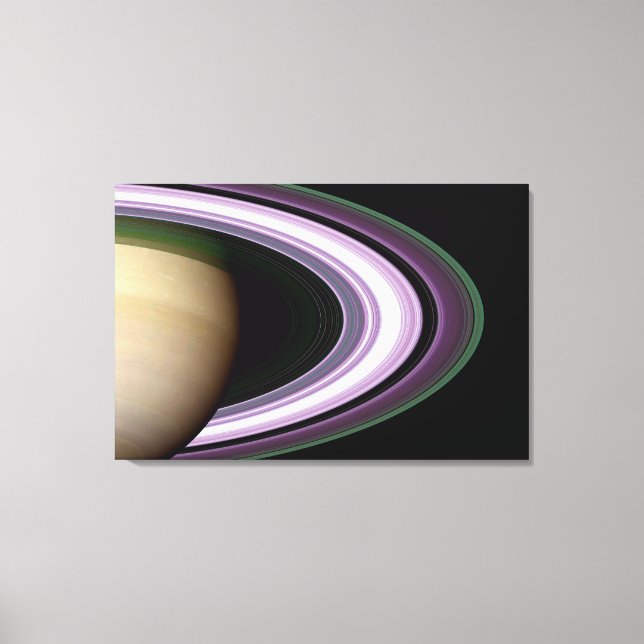 Saturn's Rings Canvas Print (Front)