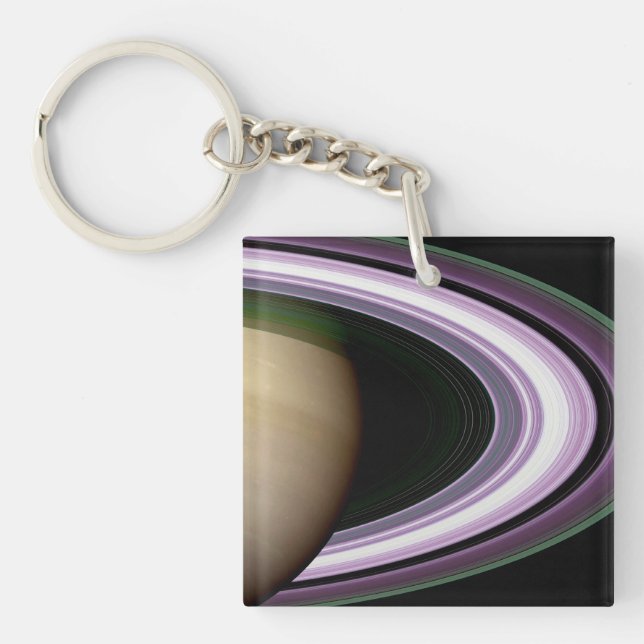 Saturn's Rings Keychain (Front)