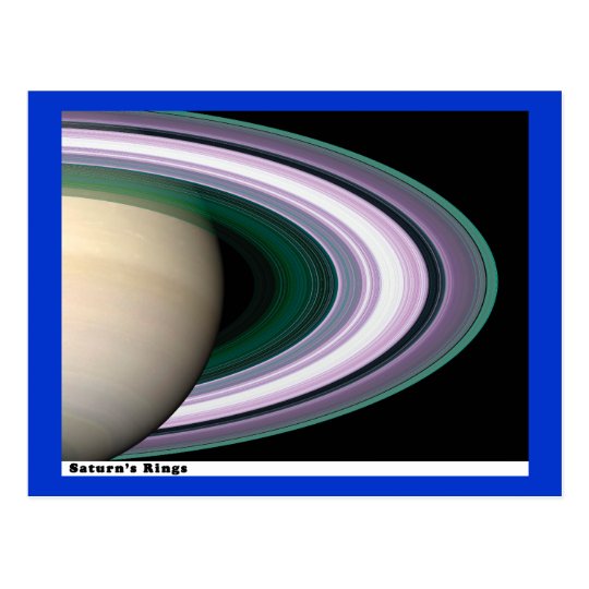 Saturns Rings Postcard
