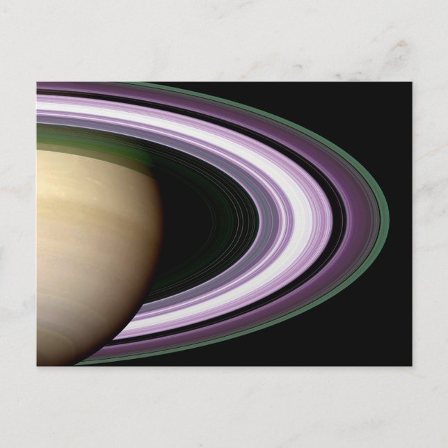 Saturn's Rings Postcard (Front)