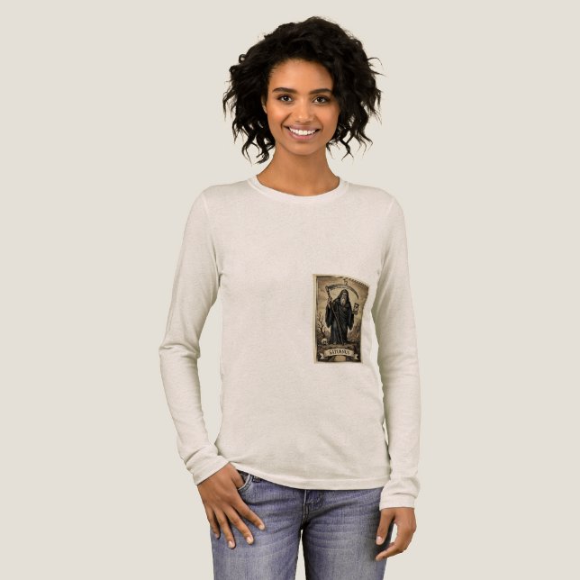 Saturnus Rex: The Planetary Magic Seal & Sigil Tri-Blend Shirt (Full Front)