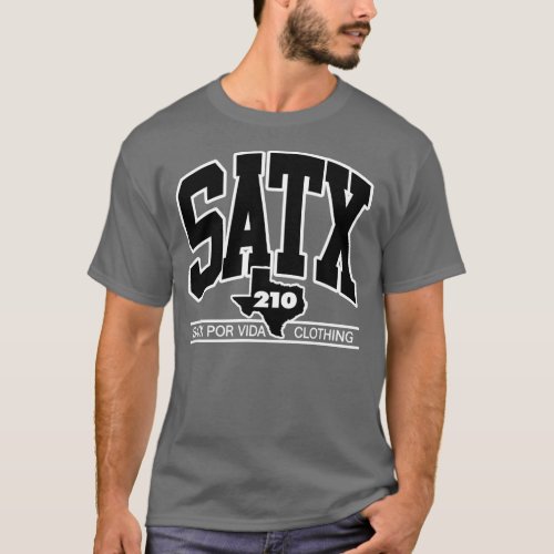 SATX POR VIDA Throwback T_Shirt