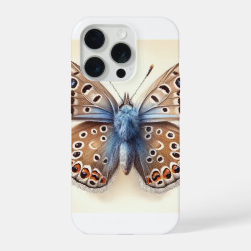 Satyr Butterfly 040624IREF112 _ Watercolor iPhone 15 Pro Case