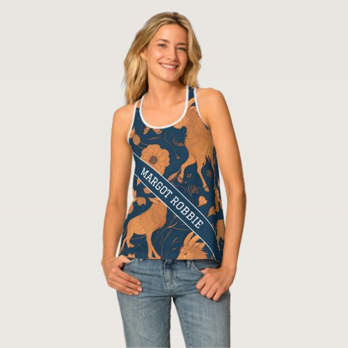 Satyr Geometric Colorful Personalized Pattern Tank Top