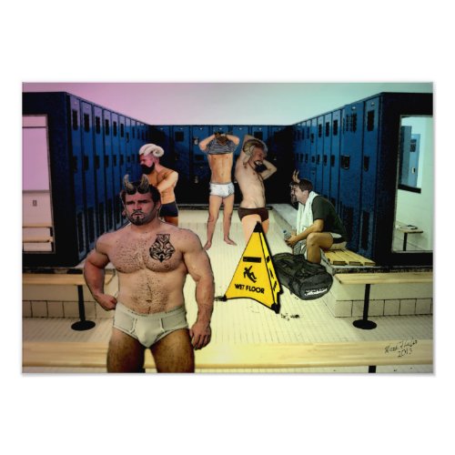 Satyr Locker Room Photo Print