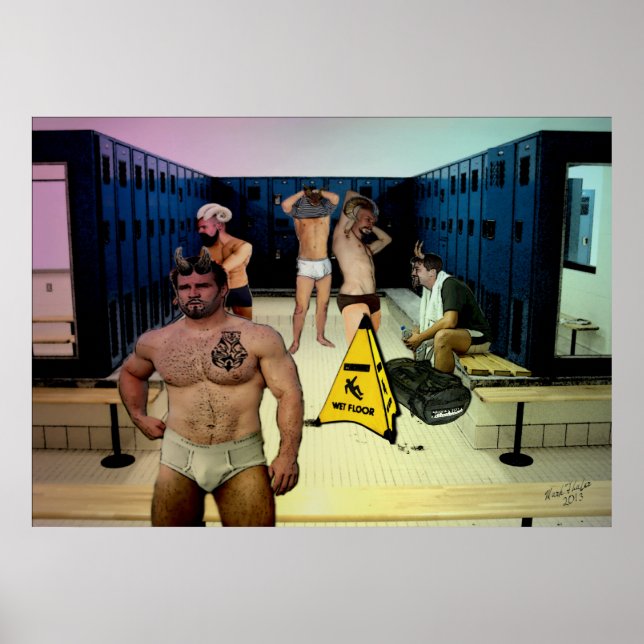 Satyr Locker Room Poster (Front)