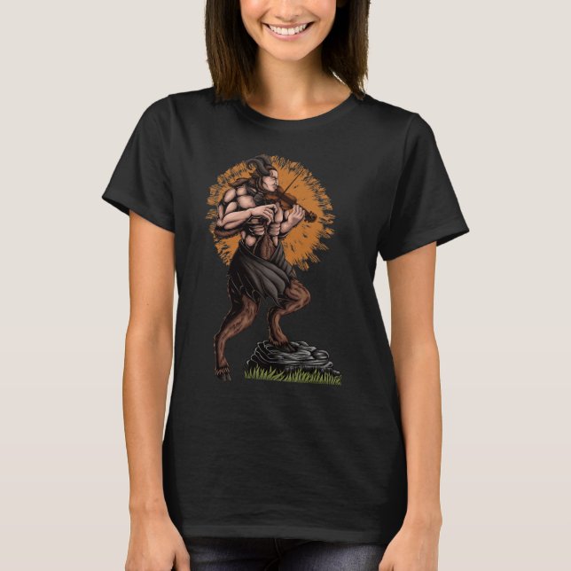 Satyr with violin T-Shirt (Front)