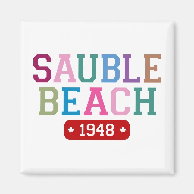 Sauble Beach 1948 Magnet (Front)