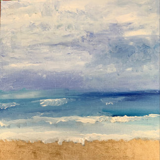 'Sauble Beach Ontario' Original Faux Canvas Print