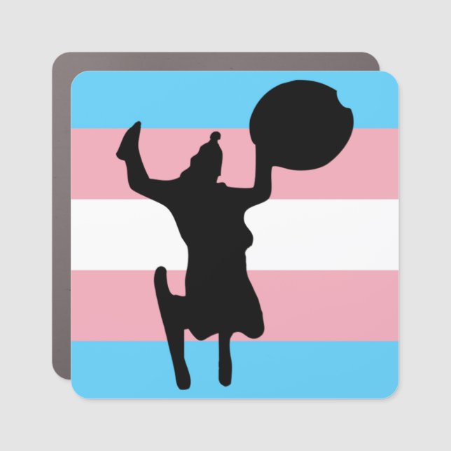 Saucer Girl Car Magnet (Front)