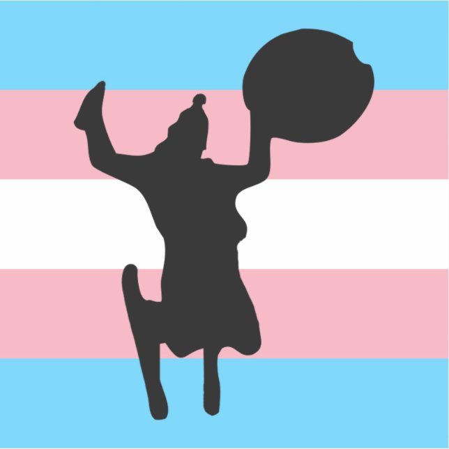 Saucer Girl Vinyl Sticker (Front)