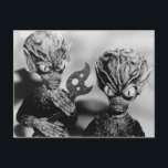 SAUCER MEN POSTCARD<br><div class="desc">INVASION OF THE SAUCER MEN</div>