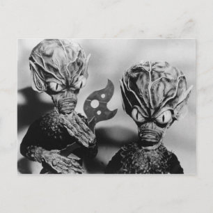 SAUCER MEN POSTCARD
