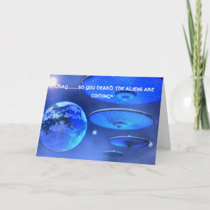 SAUCERS BIRTHDAY CARD