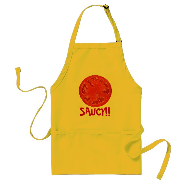 SAUCY!! ADULT APRON (Front)