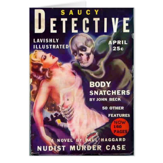 Saucy Detective Cards (Front)