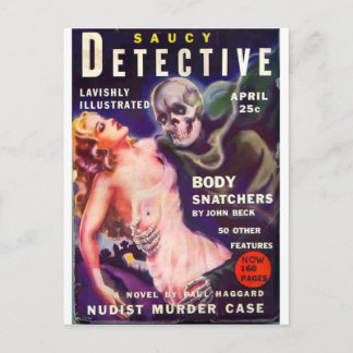 Saucy Detective Postcard