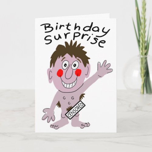 Saucy Man Birthday  Card