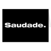 Saudade (Front Horizontal)
