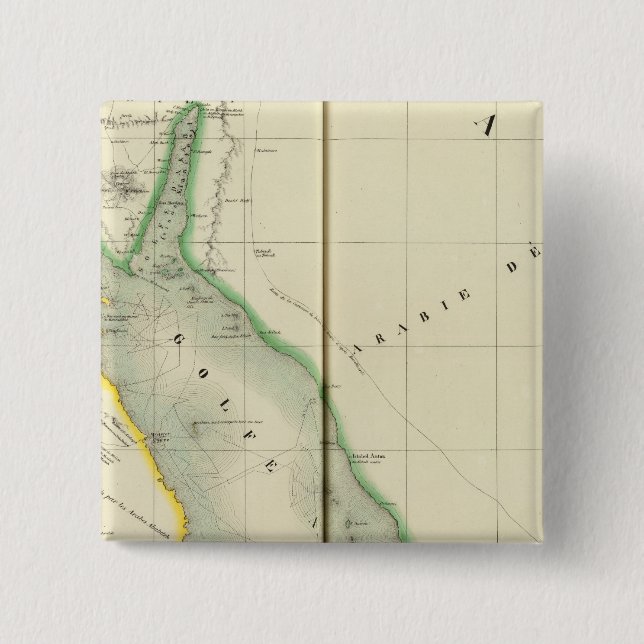 Saudi Arabia, Asia 77 Pinback Button (Front)