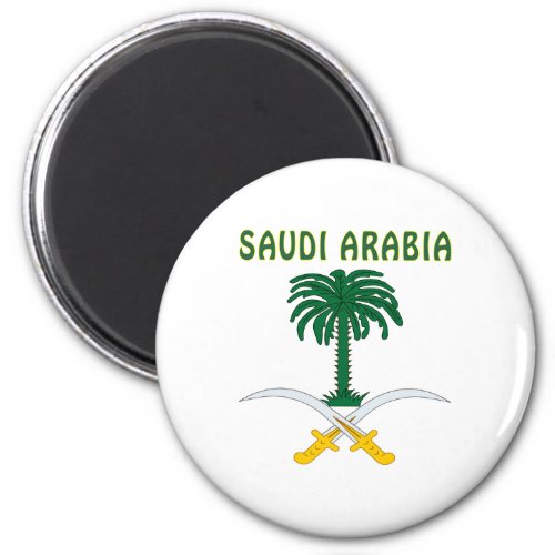 SAUDI ARABIA Coat Of Arms Magnet