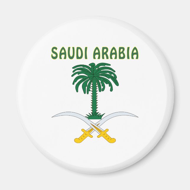 SAUDI ARABIA Coat Of Arms Magnet (Front)