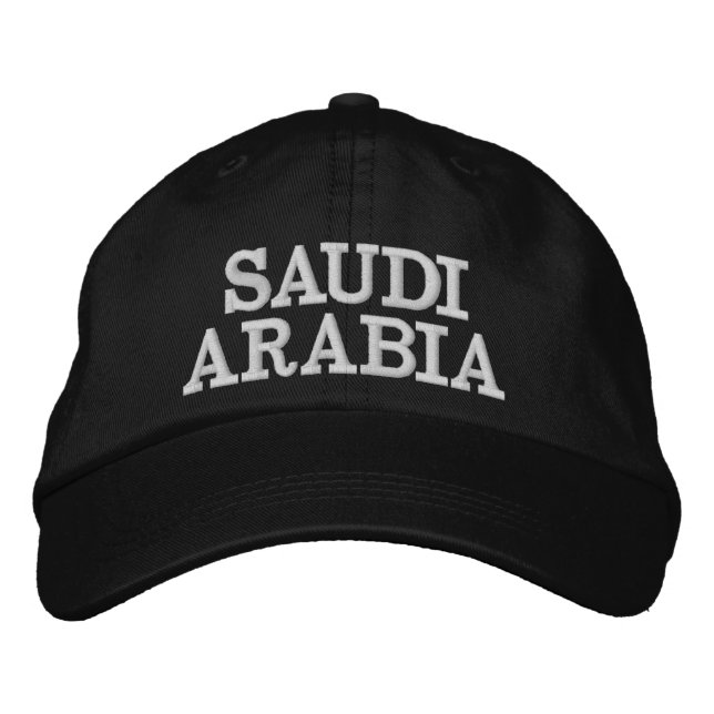 Saudi Arabia Custom Embroidered Hat (Front)