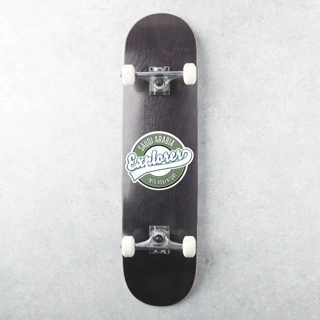 Saudi Arabia explorer into adventure logo Sticker (Skateboard)