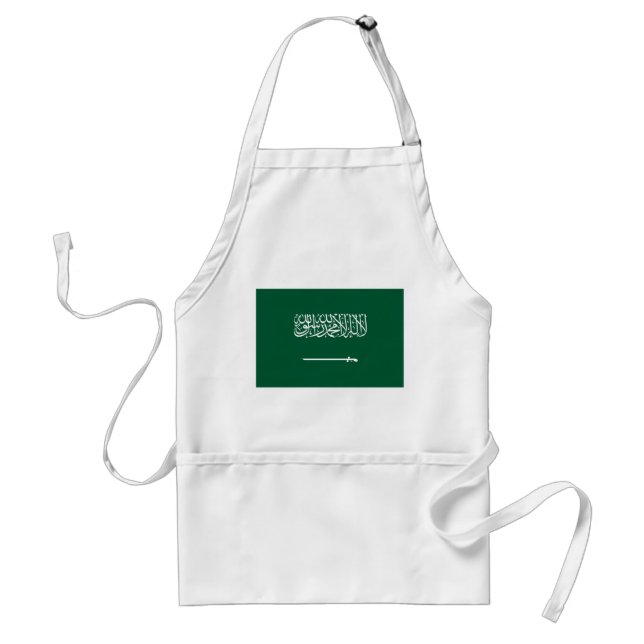 Saudi Arabia Flag Adult Apron (Front)