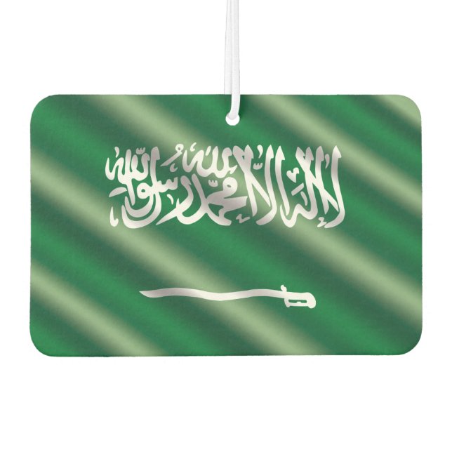 Saudi Arabia flag Air Freshener (Front)