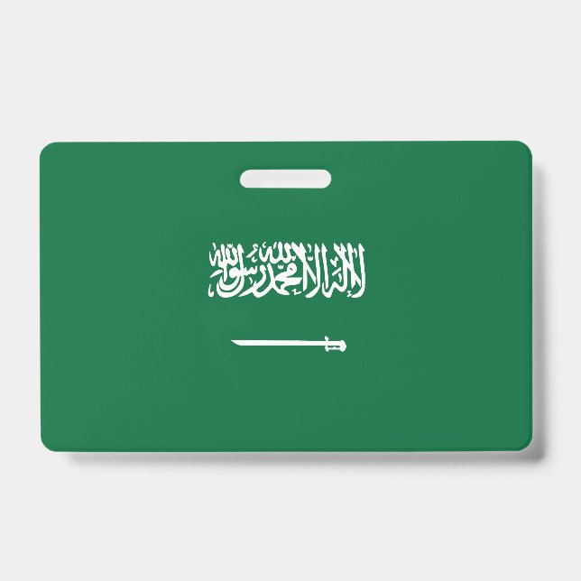 Saudi Arabia flag Badge (Front)