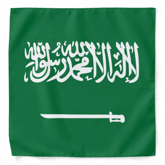 Saudi Arabia Flag Bandana (Front)