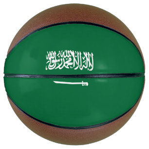 Saudi Arabia flag Basketball