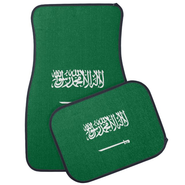 Saudi Arabia flag Car Floor Mat (Set)