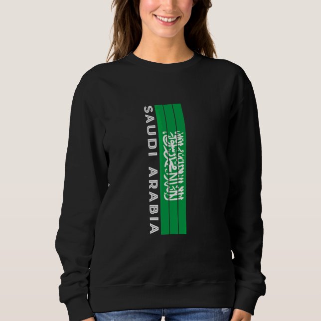 Saudi Arabia Flag Colors Sweatshirt (Front)
