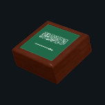 Saudi Arabia Flag Gift Box<br><div class="desc">Patriotic flag of Saudi Arabia.</div>