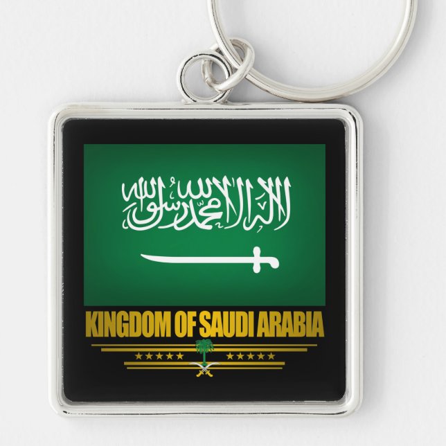 Saudi Arabia Flag Keychain (Front)