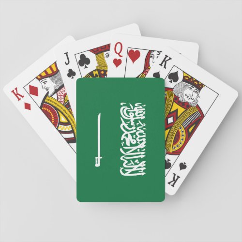 Saudi Arabia Flag Playing Cards