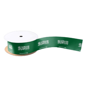 Saudi Arabia Flag Satin Ribbon