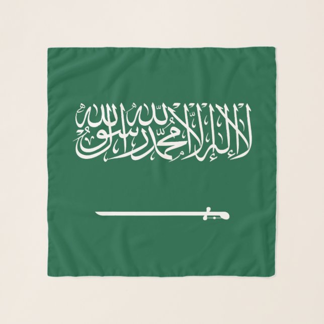 Saudi Arabia Flag Scarf (Front)