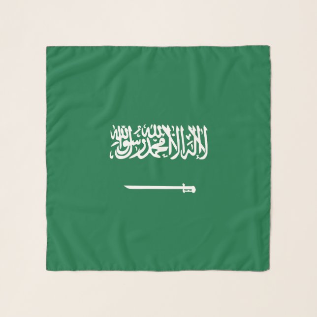 Saudi Arabia flag Scarf (Front)