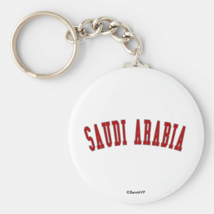 Saudi Arabia Keychain