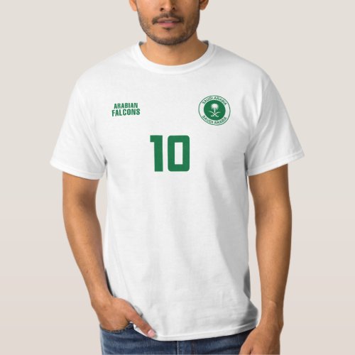 Saudi Arabia National Football Team Soccer Retro T_Shirt