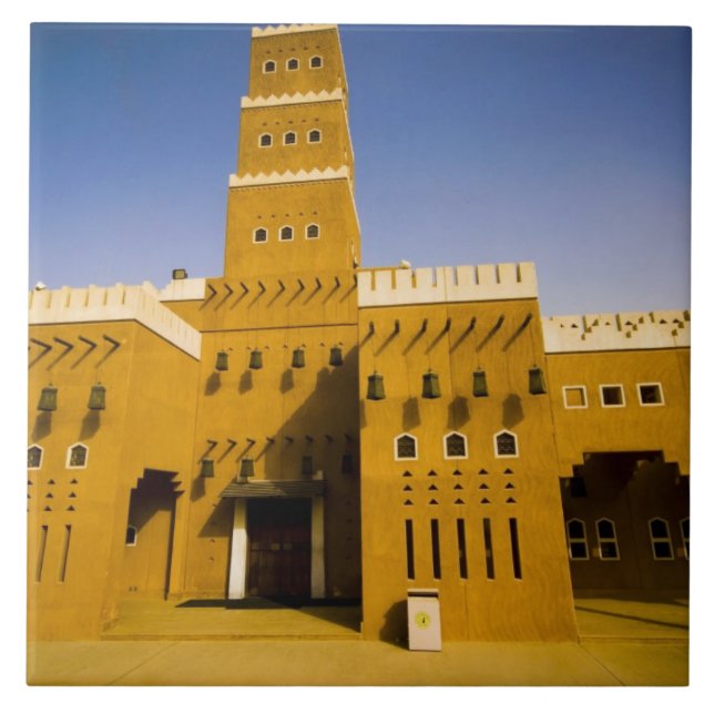 Saudi Arabia, Riyad, Mosque of Al Diriya Ceramic Tile (Front)