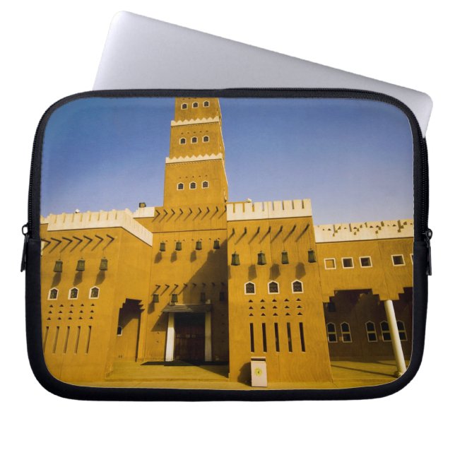 Saudi Arabia, Riyad, Mosque of Al Diriya Laptop Sleeve (Front)