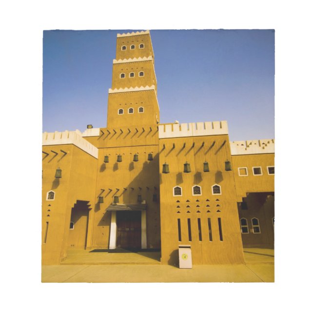 Saudi Arabia, Riyad, Mosque of Al Diriya Notepad (Front)